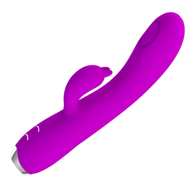 PRETTY LOVE - VIBRATEUR RECHARGEABLE REGINA - GEL À ASPIRATION VIOLET PRETTY LOVE C-TYPE