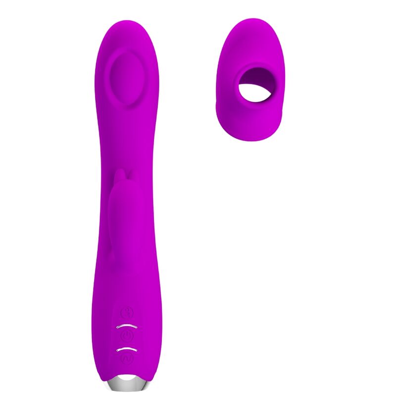 PRETTY LOVE - VIBRATEUR RECHARGEABLE REGINA - GEL À ASPIRATION VIOLET PRETTY LOVE C-TYPE