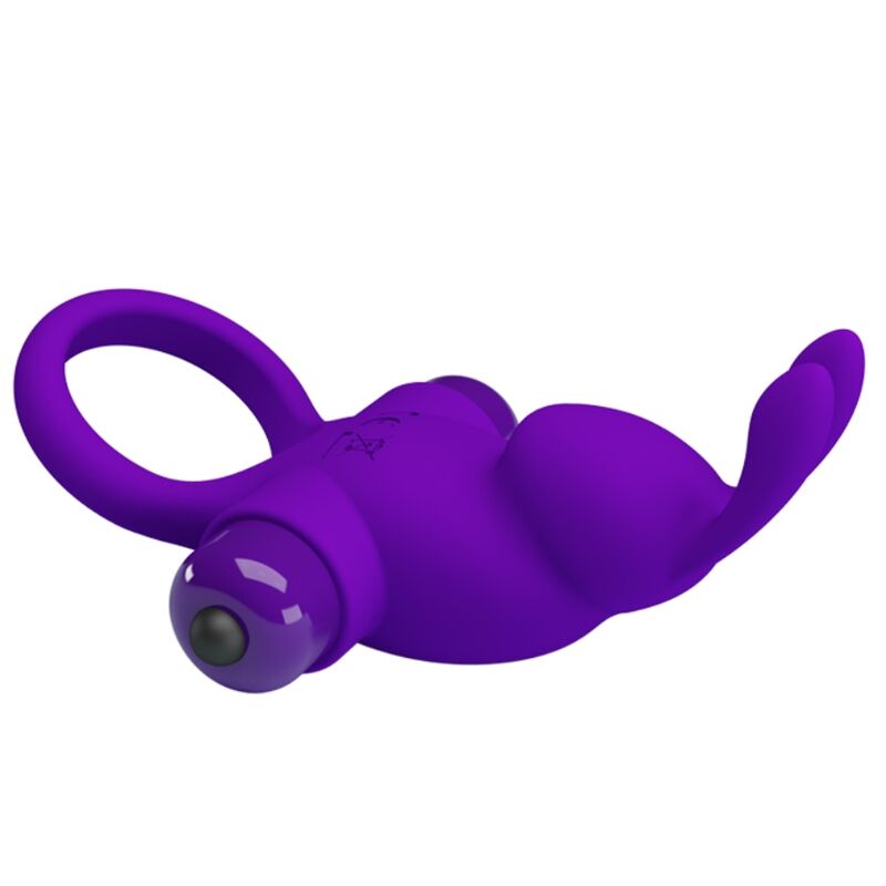PRETTY LOVE - ANNEAU VIBRATEUR I RABBIT POUR PÉNIS VIOLET PRETTY LOVE MALE