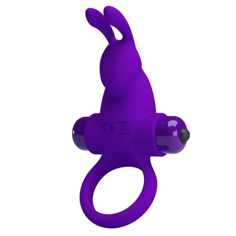 PRETTY LOVE - ANNEAU VIBRATEUR I RABBIT POUR PÉNIS VIOLET PRETTY LOVE MALE