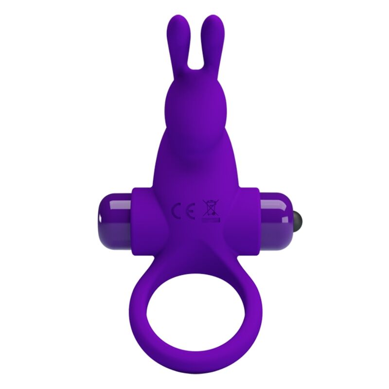 PRETTY LOVE - ANNEAU VIBRATEUR I RABBIT POUR PÉNIS VIOLET PRETTY LOVE MALE