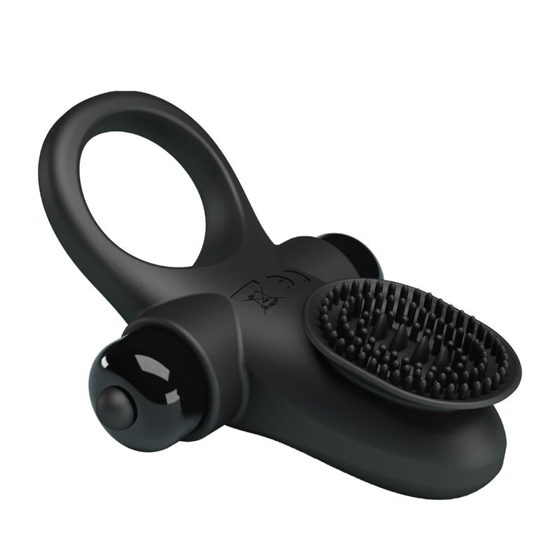 PRETTY LOVE - VIBRATOR RING II POUR LE PÉNIS NOIR PRETTY LOVE MALE