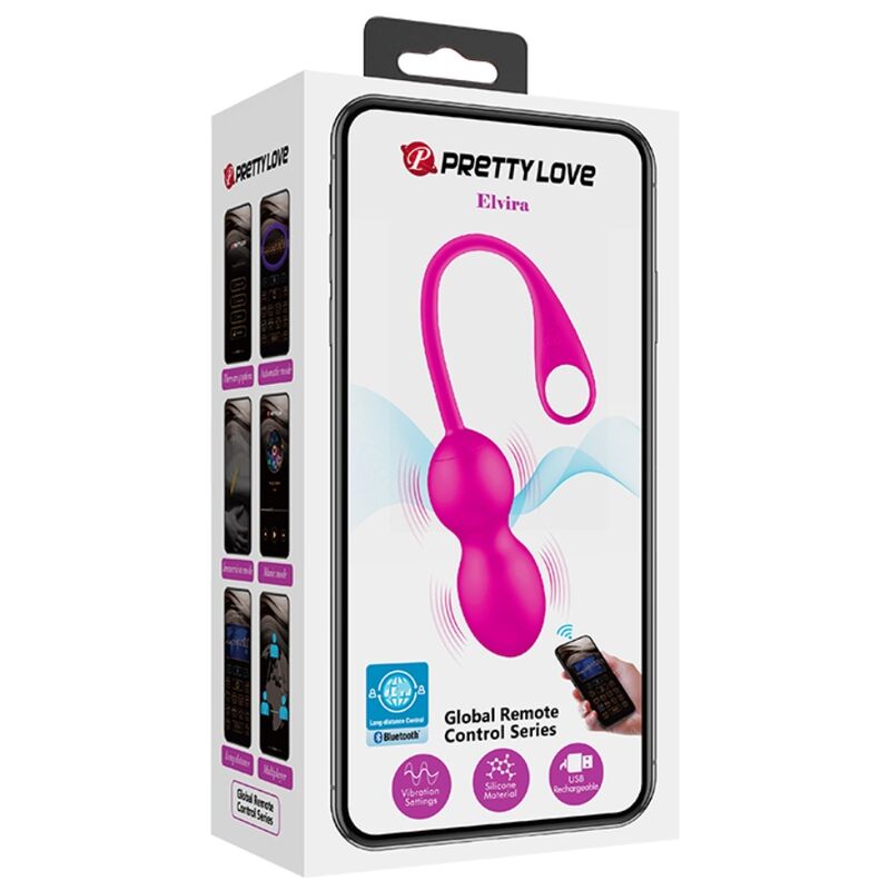 PRETTY LOVE - BALLES VIBRANTES RECHARGEABLES ELVIRA ROSE PRETTY LOVE SMART