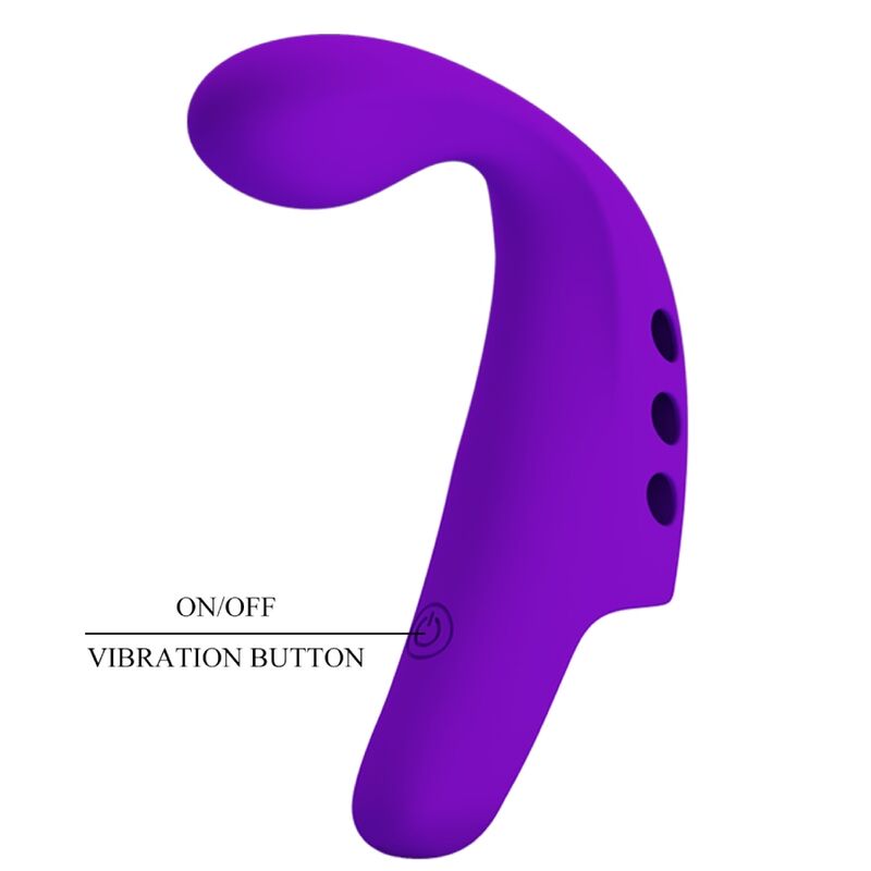 PRETTY LOVE - VIBRATEUR  DOIGT RECHARGEABLE GORGON VIOLET PRETTY LOVE SMART