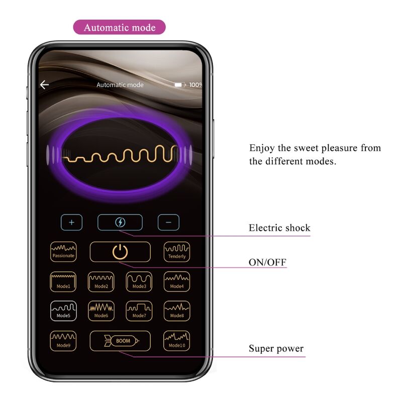 PRETTY LOVE - PLUG ANAL CONTRÔLÉ PAR APPLICATION JEFFERSON NOIR PRETTY LOVE BOTTOM