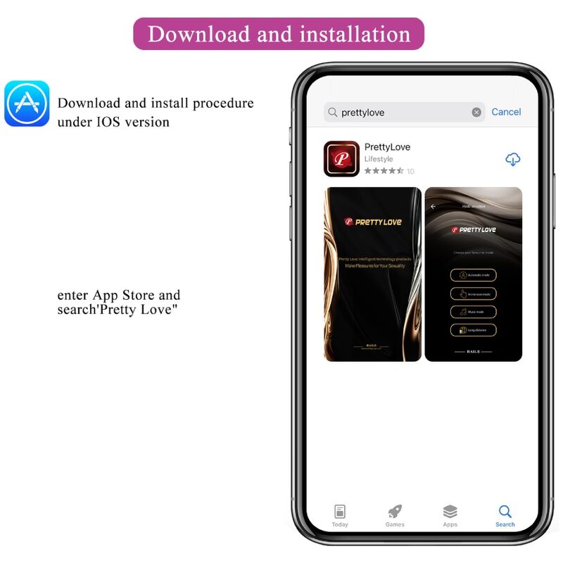 PRETTY LOVE - OEUF VIBRANT NYMPHE APP CONTRÔLÉ VIOLET PRETTY LOVE BOTTOM