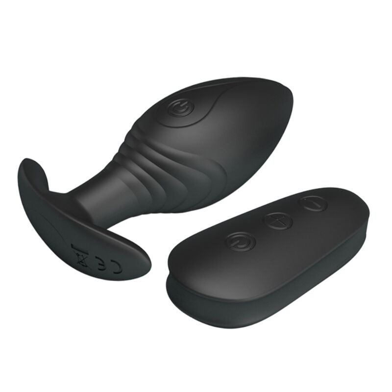 PRETTY LOVE - VIBRATEUR RECHARGEABLE REGINA ANAL PLUG NOIR PRETTY LOVE BOTTOM