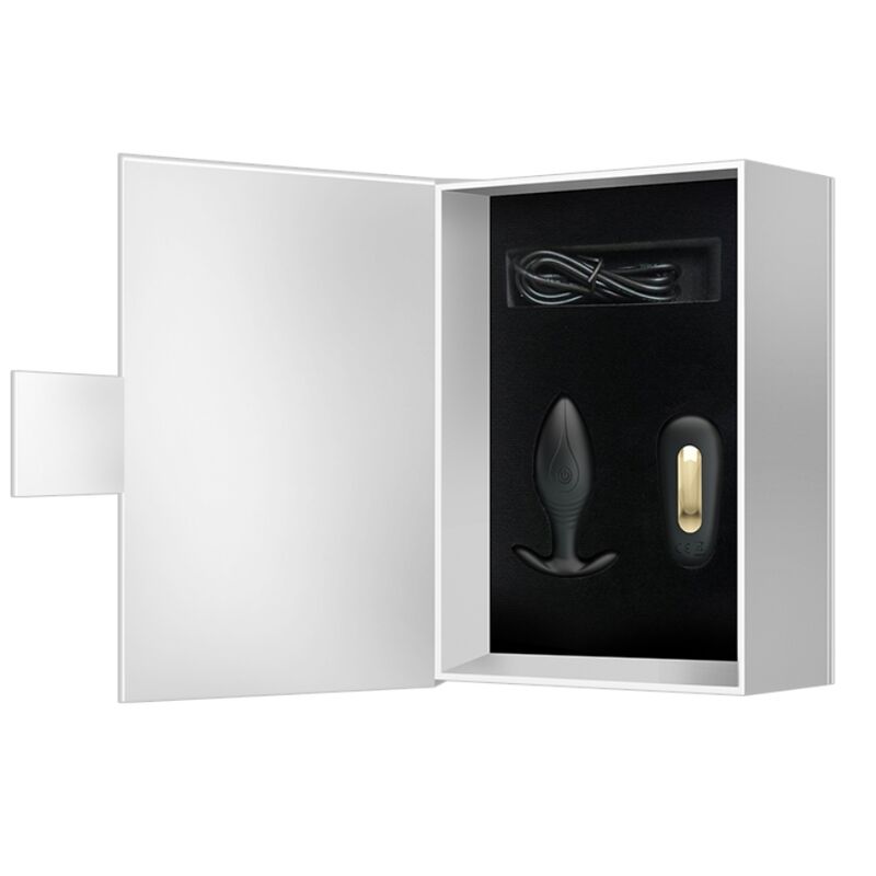 PRETTY LOVE - VIBRATEUR RECHARGEABLE REGINA ANAL PLUG NOIR PRETTY LOVE BOTTOM