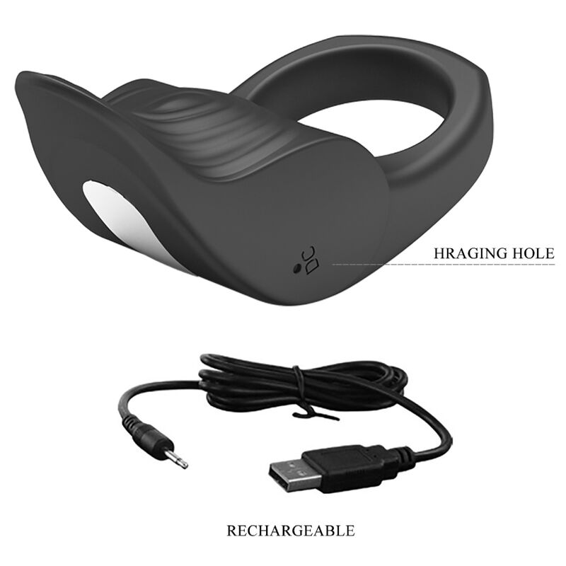 PRETTY LOVE - ANNEAU PÉNIS VIBRANT SUSANNA NOIR PRETTY LOVE MALE