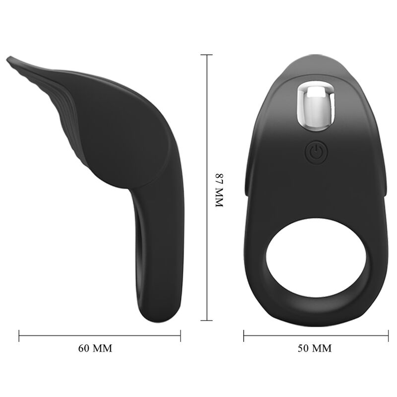 PRETTY LOVE - ANNEAU PÉNIS VIBRANT SUSANNA NOIR PRETTY LOVE MALE