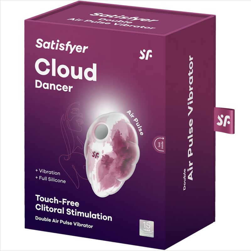 SATISFYER - VIBRATEUR CLOUD DANCER VERT AIR PULSE SATISFYER AIR PULSE