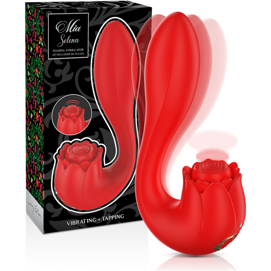 MIA - SELENA STIMULATEUR VIBRANT + TAPPING ROUGE MIA