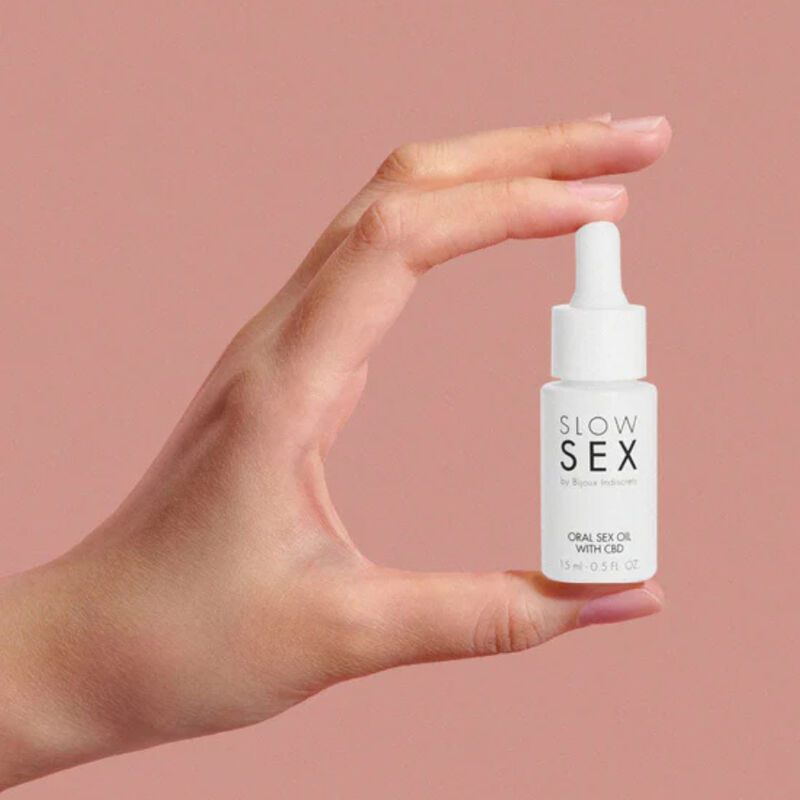 BIJOUX - SLOW SEX HUILE DE SEXE ORAL AU CBD 15 ML BIJOUX SLOW SEX