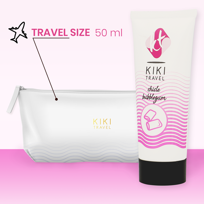 KIKÍ TRAVEL - LUBRIFIANT GOMME FRAISE 50 ML KIKÍ TRAVEL