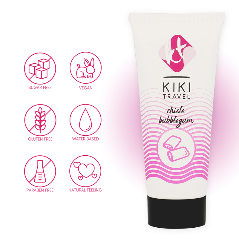 KIKÍ TRAVEL - LUBRIFIANT GOMME FRAISE 50 ML KIKÍ TRAVEL