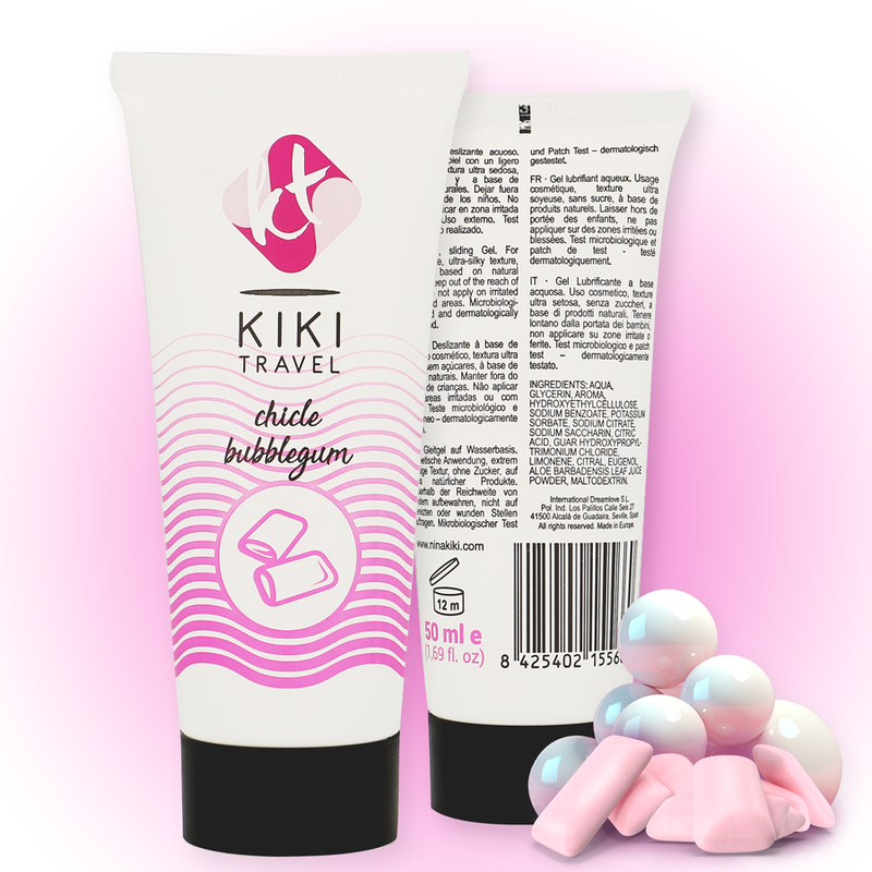 KIKÍ TRAVEL - LUBRIFIANT GOMME FRAISE 50 ML KIKÍ TRAVEL