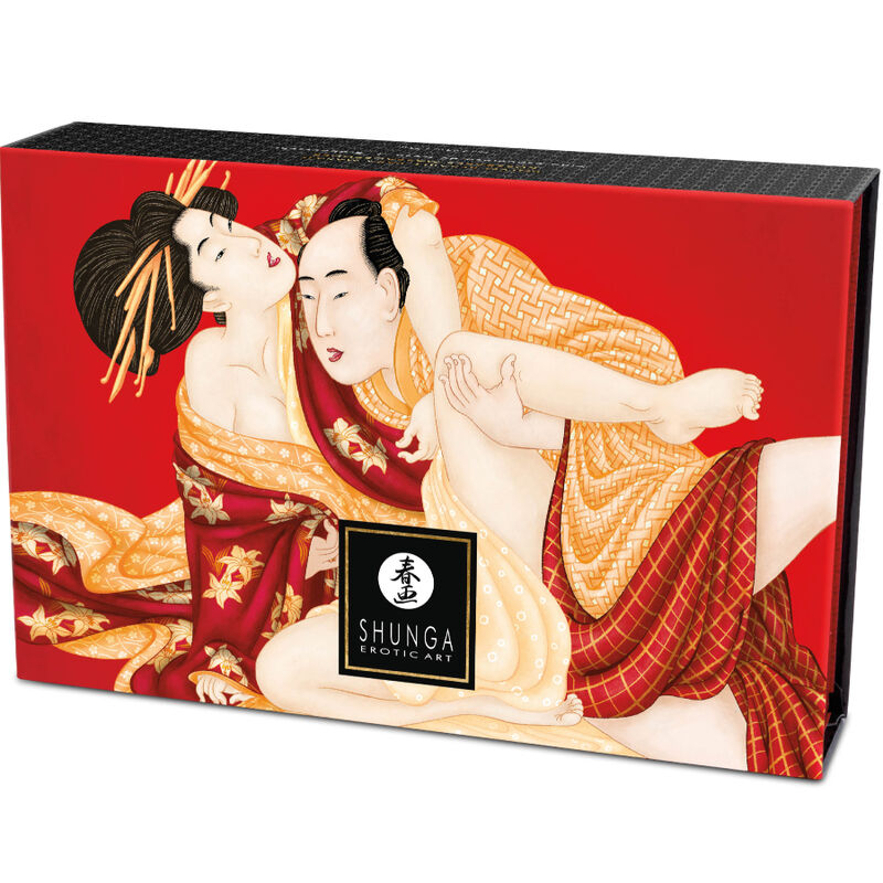 SHUNGA - KIT DE POUDRE DE MASSAGE COMESTIBLE À LA FRAISE SHUNGA BODY POWER