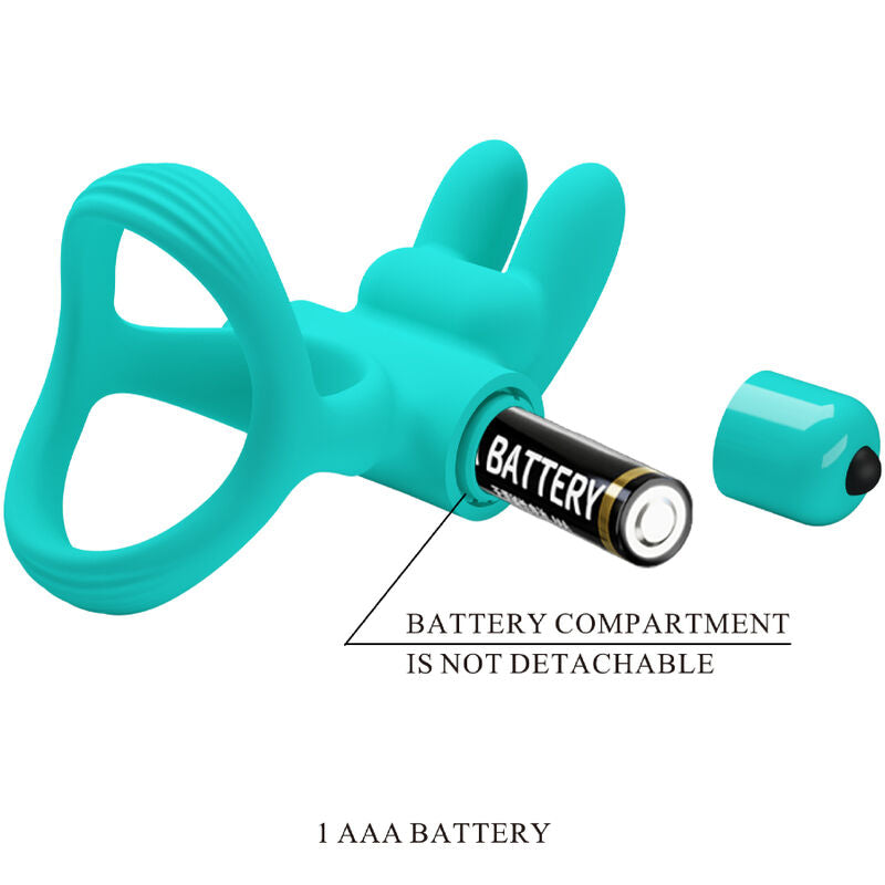 PRETTY LOVE - ANNEAU VIBRATEUR LAPIN VERT DANTE PRETTY LOVE MALE