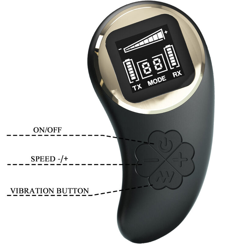 PRETTY LOVE - TÉLÉCOMMANDE VIBRATEUR NATHAN DOUBLE PLAISIR PRETTY LOVE C-TYPE