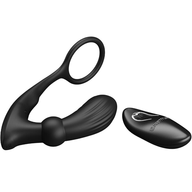 PRETTY LOVE - ANNEAU ANAL ET VIBRATEUR WARREN NOIR PRETTY LOVE BOTTOM