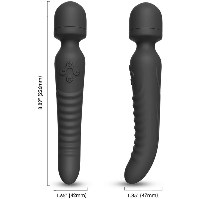 ARMONY - MISSION MASSAGER & VIBRATEUR EFFET CHALEUR NOIR ARMONY MASSAGERS