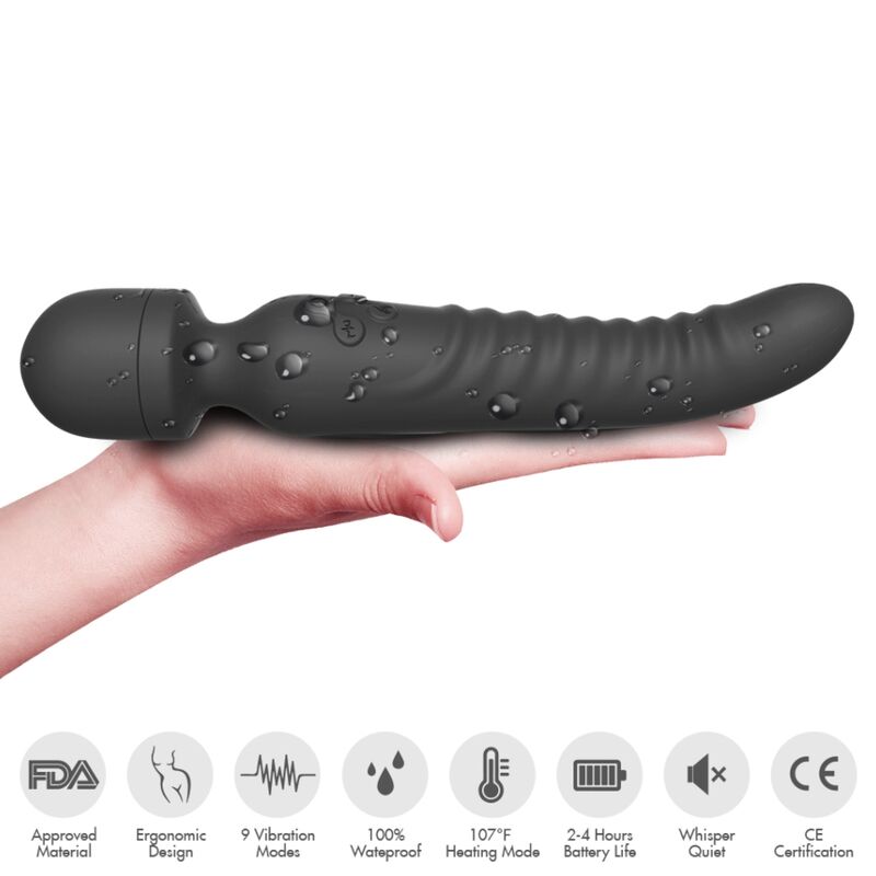 ARMONY - MISSION MASSAGER & VIBRATEUR EFFET CHALEUR NOIR ARMONY MASSAGERS