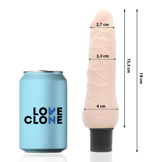 LOVECLONE - VIBRATEUR AUTOLUBRIFIANT SVEN 18.5 CM -O- 3.3 CM LOVECLONE