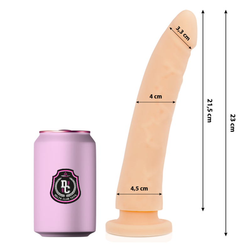 DELTA CLUB - TOYS GODE NATUREL MÉDICAL SILICONE 23 CM -O- 4.5 CM DELTACLUB
