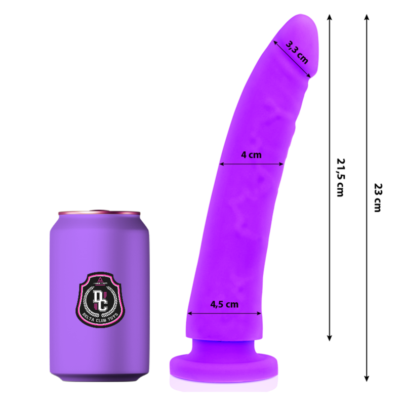 DELTA CLUB - TOYS GODE MÉDICAL LILAS SILICONE 23 CM -O- 4.5 CM DELTACLUB
