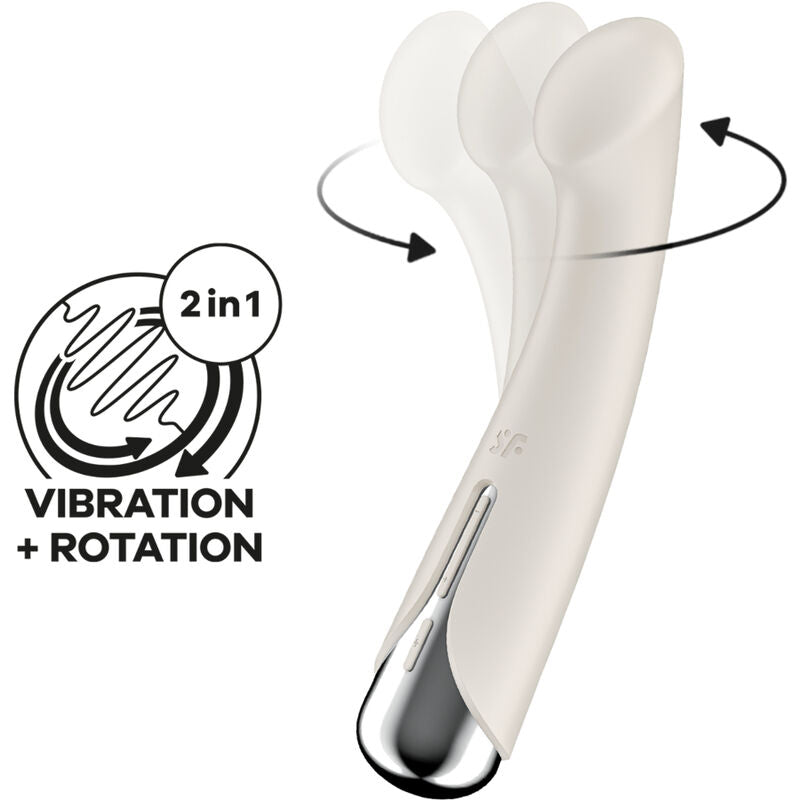 SATISFYER - SPINNING G-SPORT 1 VIBRATEUR ROTATOR ROUGE SATISFYER VIBRATOR