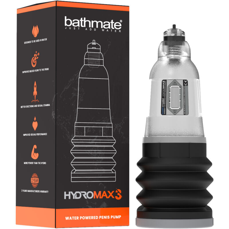 BATHMATE - HYDROMAX 3 TRANSPARENT BATHMATE