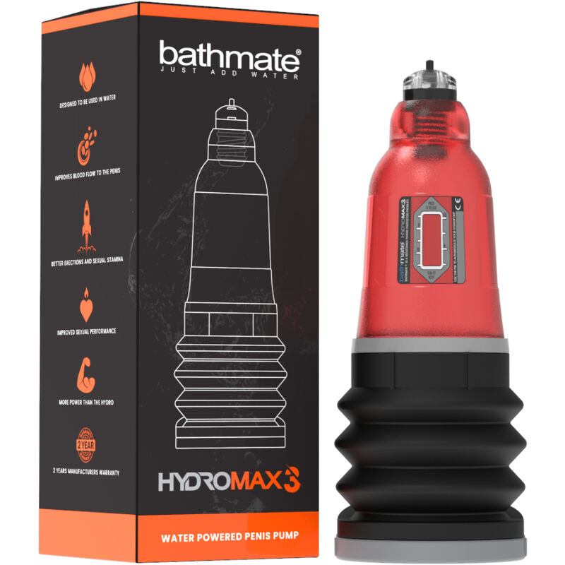 BATHMATE - HYDROMAX 3 ROUGE BATHMATE