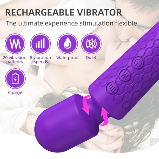 ARMONY - MASSEUR ET VIBRATEUR VIOLETTE ARMONY MASSAGERS