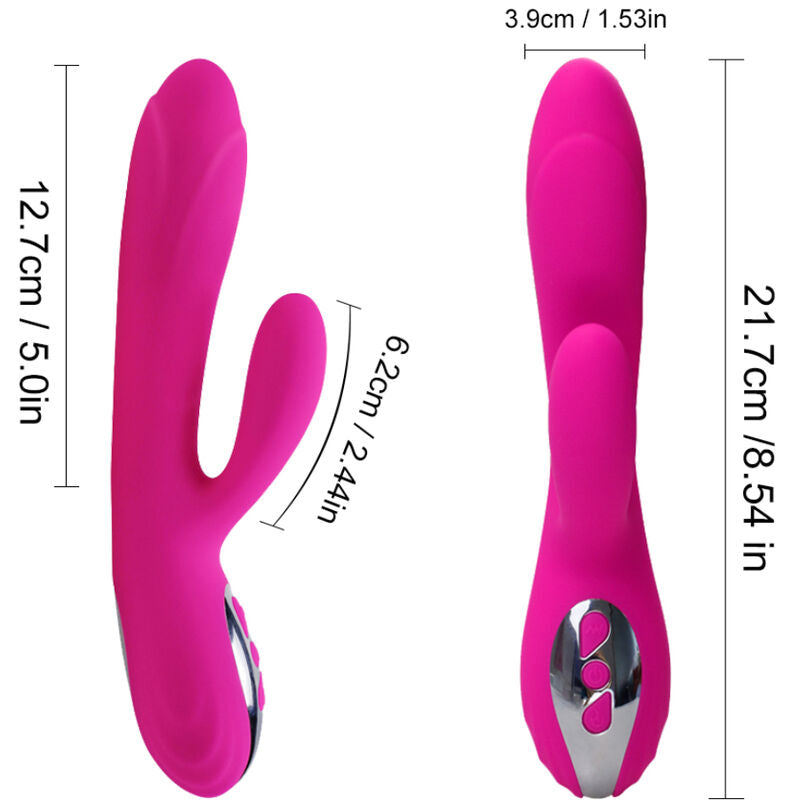 ARMONY - VIBRATEUR & STIMULATEUR FLEXIBLE  EFFET CHALEUR FUCHSIA ARMONY VIBRATORS