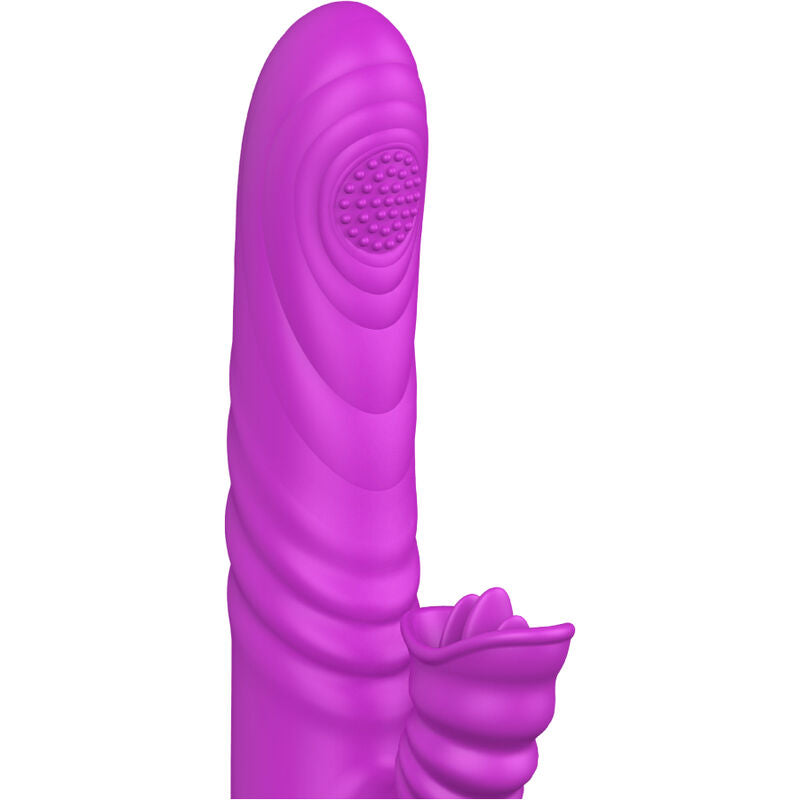 ARMONY - VIBRATEUR MULTIFONCTION ANGELIA AVEC LANGUE STIMULANTE EFFET CHALEUR VIOLET ARMONY VIBRATORS