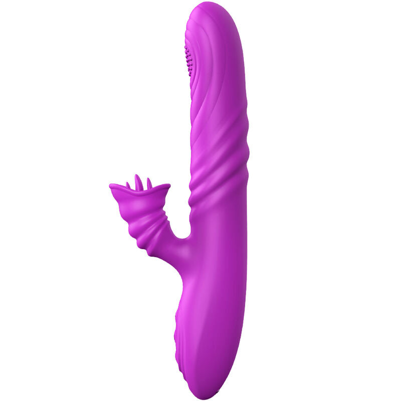 ARMONY - VIBRATEUR MULTIFONCTION ANGELIA AVEC LANGUE STIMULANTE EFFET CHALEUR VIOLET ARMONY VIBRATORS