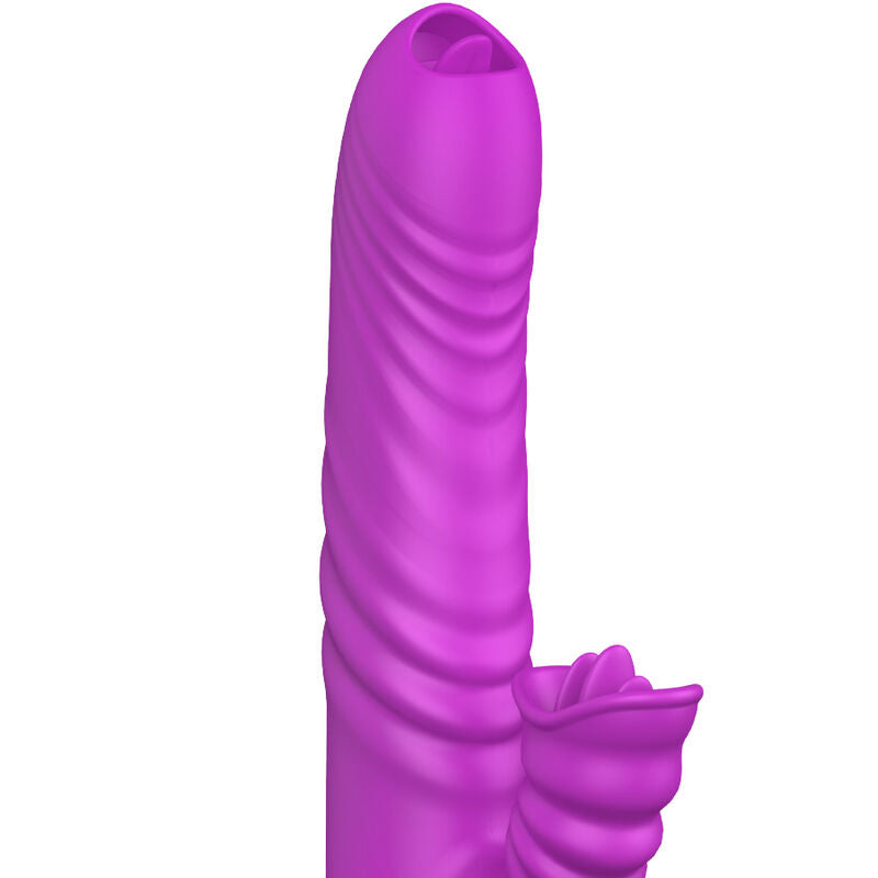 ARMONY - VIBRATEUR MULTIFONCTION ANGELIA DOUBLE LANGUE EFFET CHALEUR VIOLET ARMONY VIBRATORS