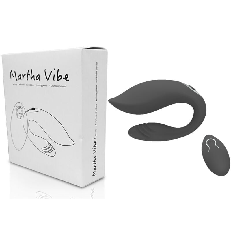 ARMONY - VIBRATEUR MARTHA POUR COUPLES TÉLÉCOMMANDE NOIR ARMONY FOR COUPLES