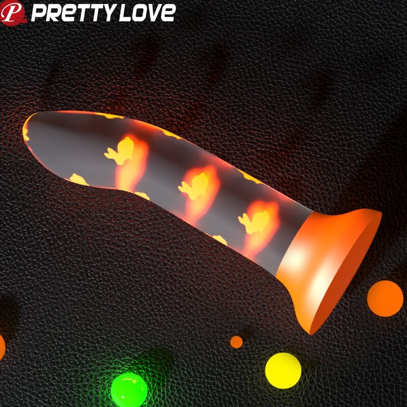 PRETTY LOVE - GODE MAGIQUE NIGHTFALL SANS VIBRATION ORANGE LUMINEUX PRETTY LOVE FLIRTATION