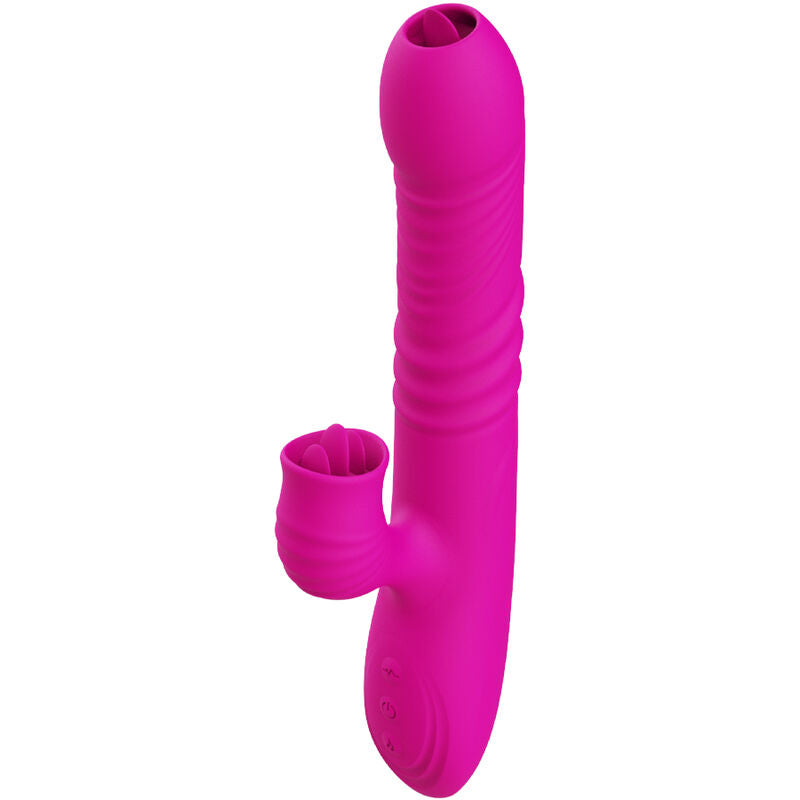 ARMONY - VIBRATEUR MULTIFONCTION DOUBLE LANGUE FANNY EFFET CHALEUR FUCHSIA ARMONY VIBRATORS