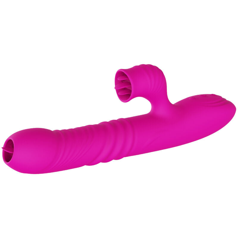 ARMONY - VIBRATEUR MULTIFONCTION DOUBLE LANGUE FANNY EFFET CHALEUR FUCHSIA ARMONY VIBRATORS