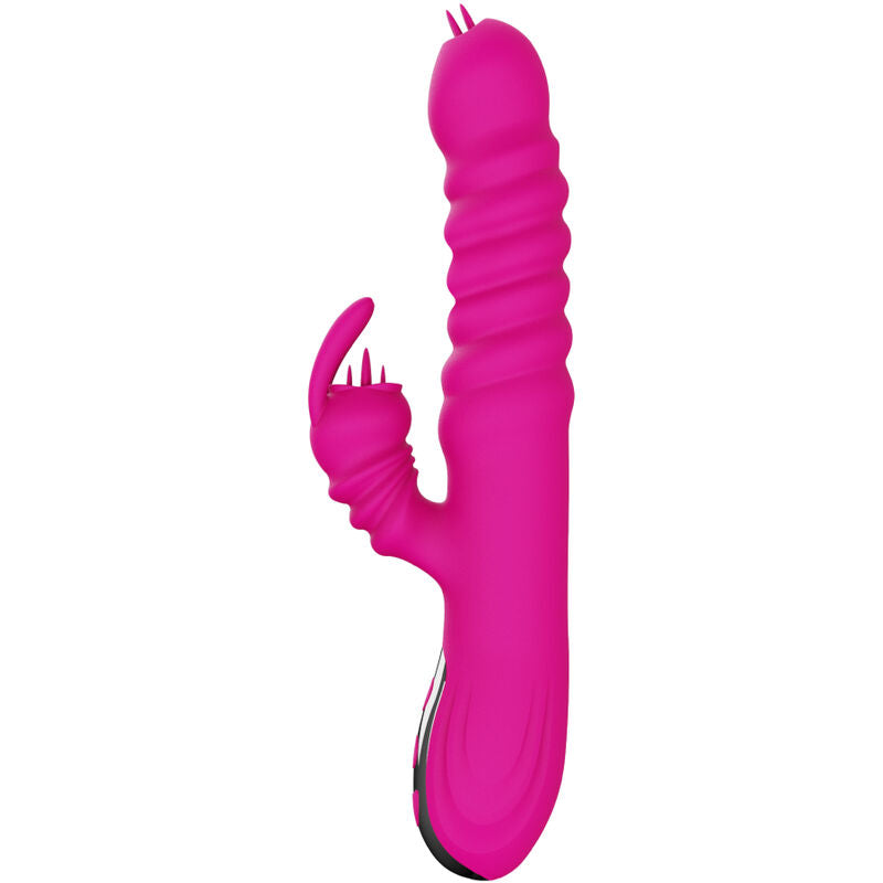 ARMONY - VIBRATEUR MULTIFONCTION RABBIT DOUBLE LANGUE EFFET CHALEUR FUCHSIA ARMONY VIBRATORS