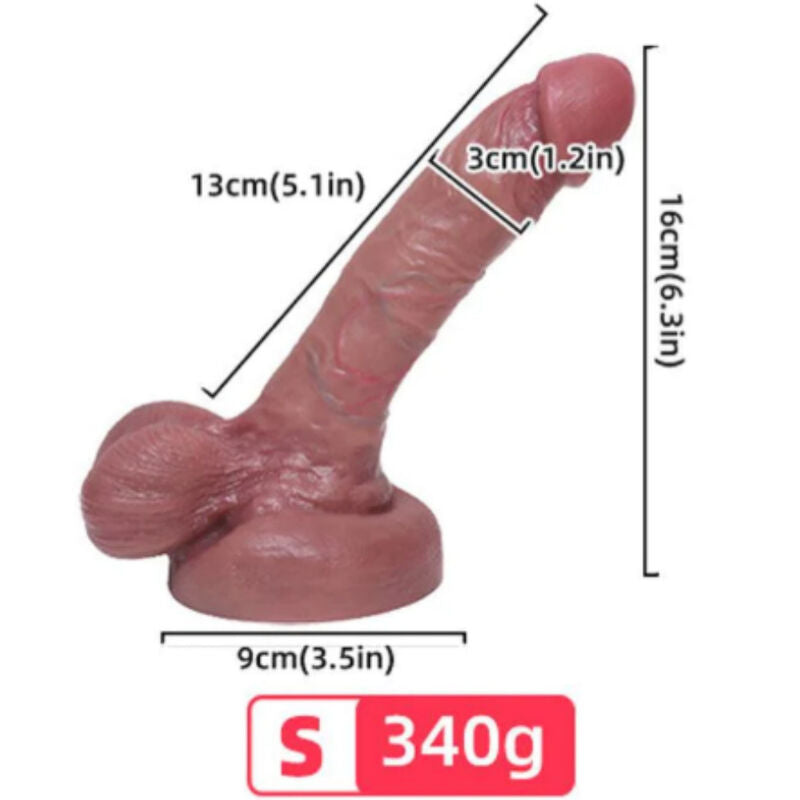 ARMONY - GODE RÉALISTE EN SILICONE LIQUIDE 13 CM ARMONY DILDOS