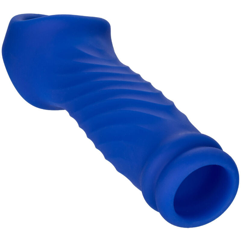 CALEXOTICS - ADMIRAL COUVERCLE DE PÉNIS WAVE SILICONE LIQUIDE BLEU CALEXOTICS