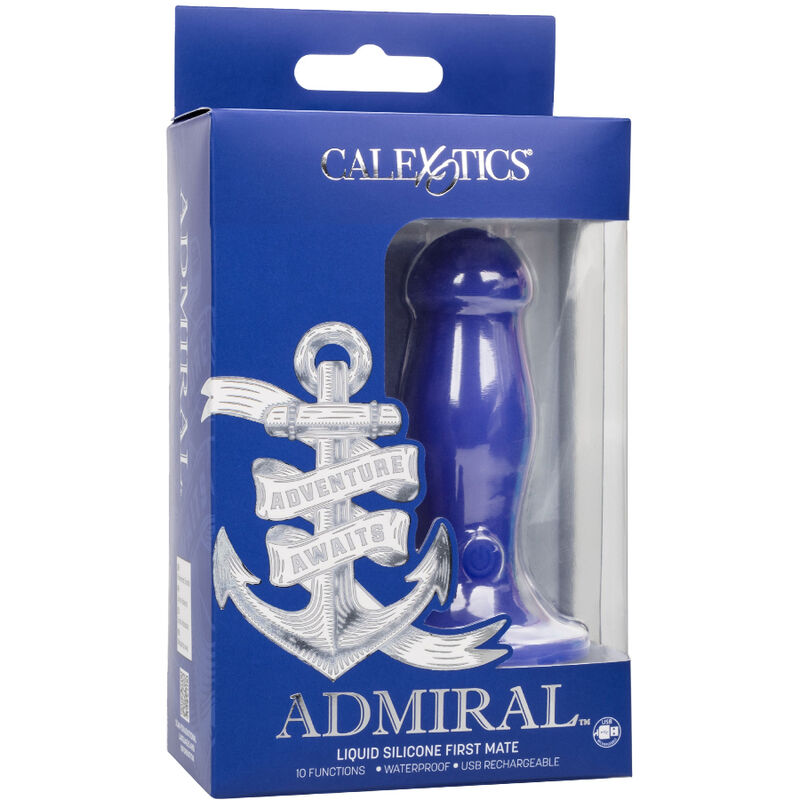 CALEXOTICS - ADMIRAL VIBRATEUR ANAL PLUG FIRST MATE BLEU CALEXOTICS