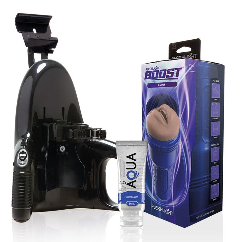 FLESHLIGHT - BLOW LM FLESH RP + LANCEMENT UNIVERSEL + LUBRIFIANT QUALITÉ AQUA 50 ML FLESHLIGHT BOOST
