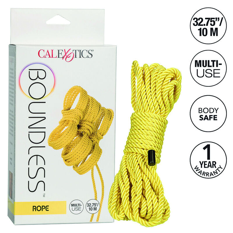 CALEXOTICS - BOUNDLESS CORDE 10M JAUNE CALEXOTICS