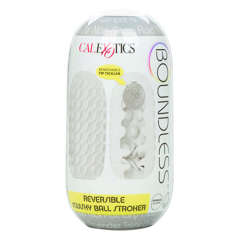 CALEXOTICS - BOUNDLESS RÉVERSIBLE SQUISHY BALL STROKE JAUNE CALEXOTICS