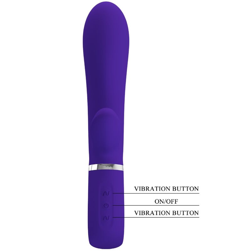 PRETTY LOVE - VIBRATEUR MULTIFONCTION G-SPOT THOMAS VIOLET PRETTY LOVE FLIRTATION