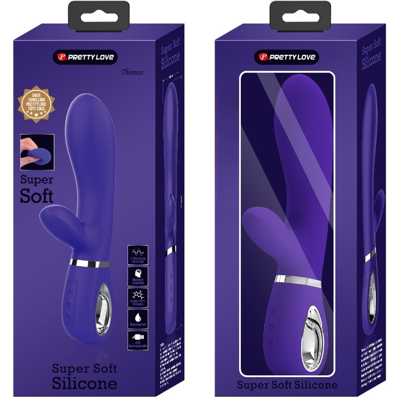 PRETTY LOVE - VIBRATEUR MULTIFONCTION G-SPOT THOMAS VIOLET PRETTY LOVE FLIRTATION